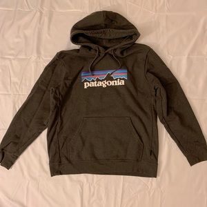 patagonia p6 logo uprisal hoodie ‘cone brown’